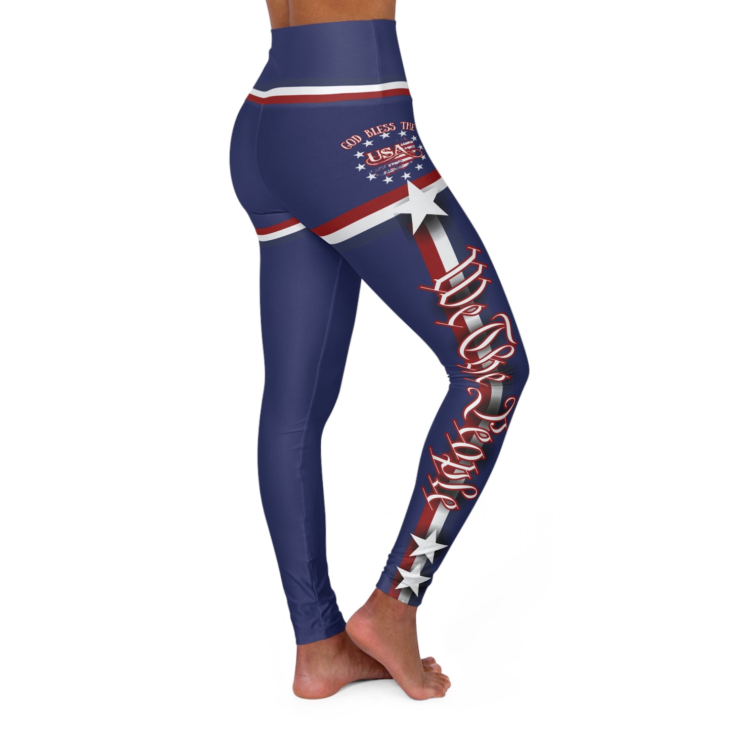 (TOP SELLER π₯) God Bless the USA Leggings V2
