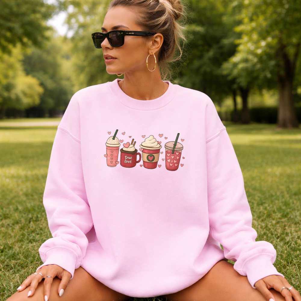(ALMOST SOLD OUT🔥) Valentine Drinks Sweatshirt 🎁