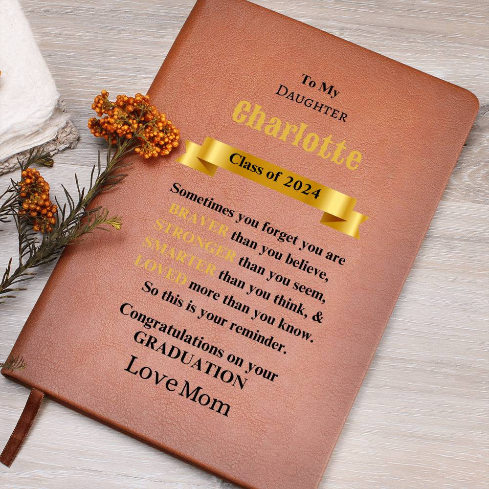 (TOP SELLER 🔥) Personalized Class of...Graduation Graphic Leather Journal