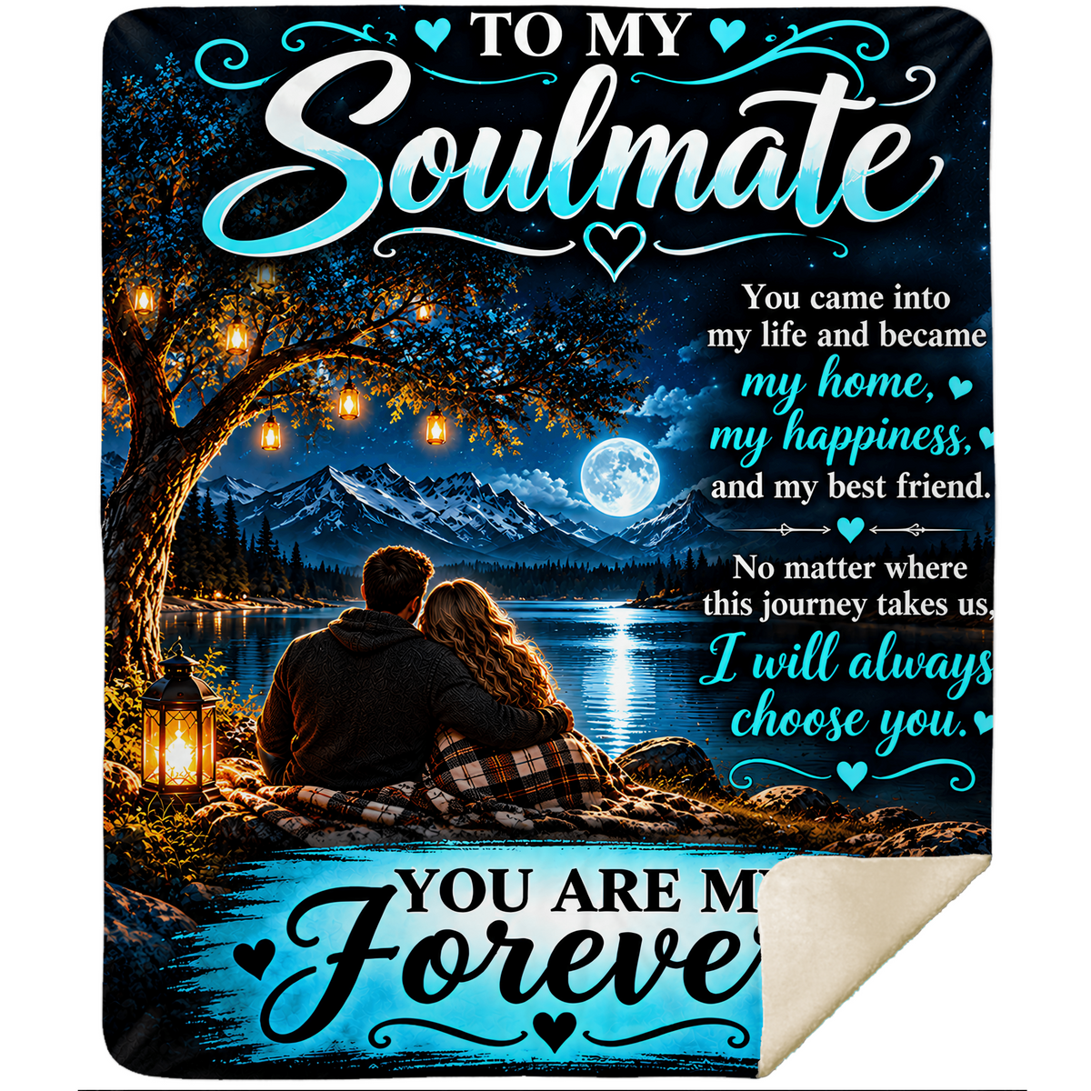 To My Soulmate - Moon Lit Lake - You Are My Forever