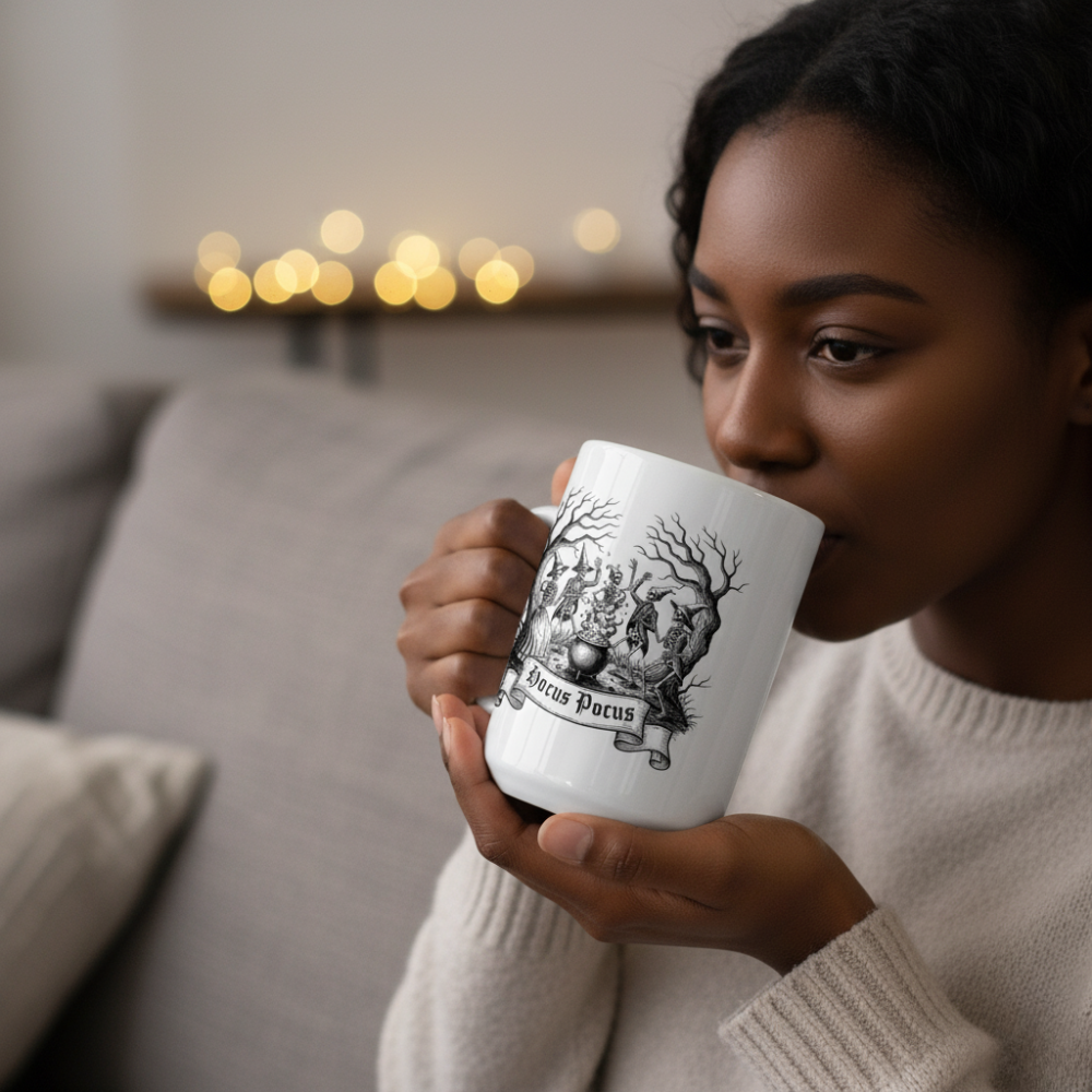 Vintage Hocus Pocus Halloween Mug