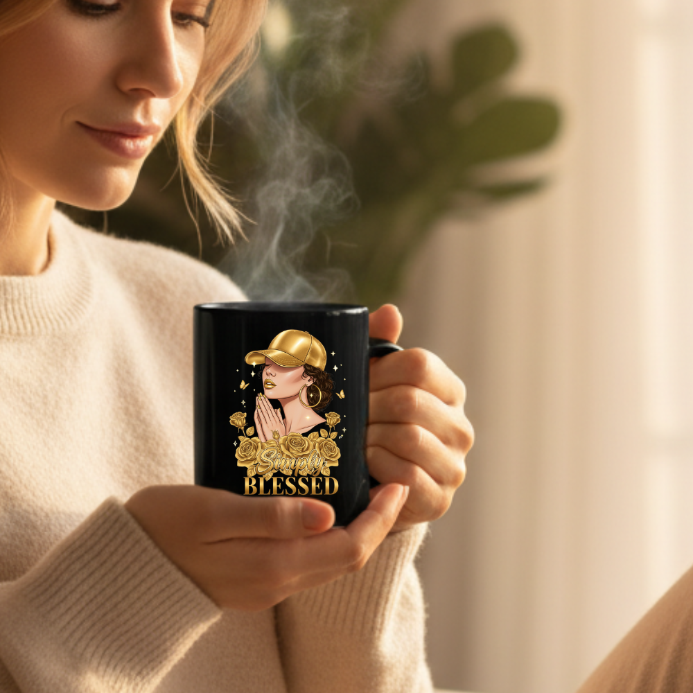 Simply Blessed Grateful Heart Mug