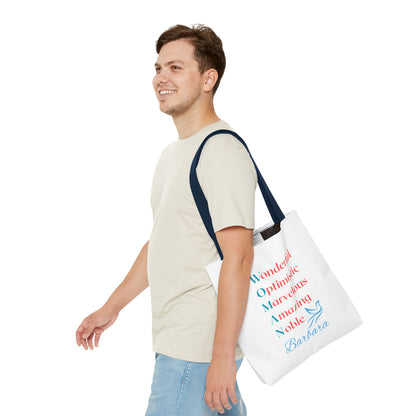 Wonderful Optimistic Marvelous Amazing Noble — WOMAN Inspirational Tote Bag