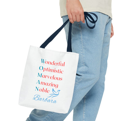 Wonderful Optimistic Marvelous Amazing Noble — WOMAN Inspirational Tote Bag