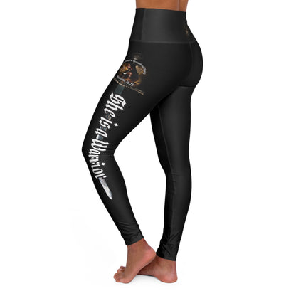 She is Clothed in Strength and Dignity Leggings