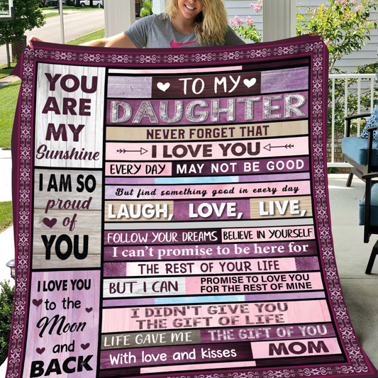 (ALMOST SOLD OUT🔥) Daughter Blanket from Mom 🎁
