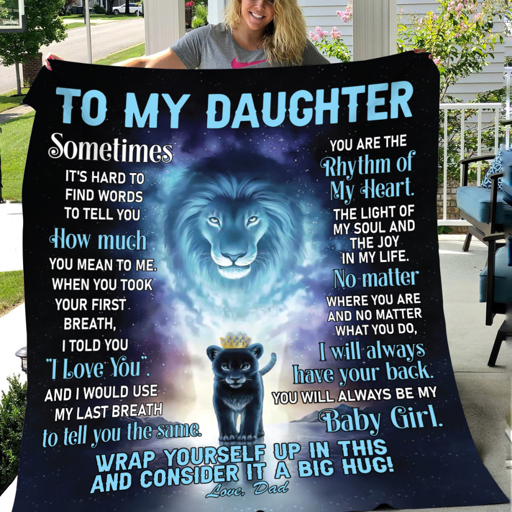 (ALMOST SOLD OUT🔥) Daughter Blanket from Dad 🎁