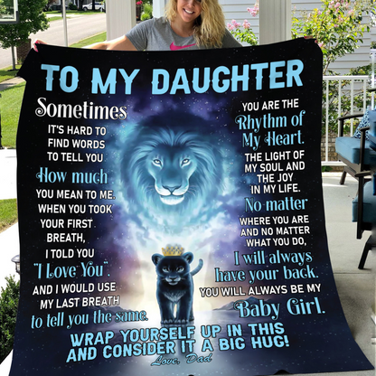 (ALMOST SOLD OUT🔥) Daughter Blanket from Dad 🎁