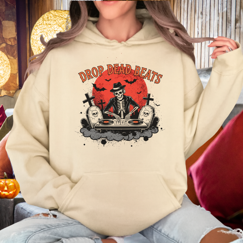 Drop Dead Beats DJ Skeleton Shirt