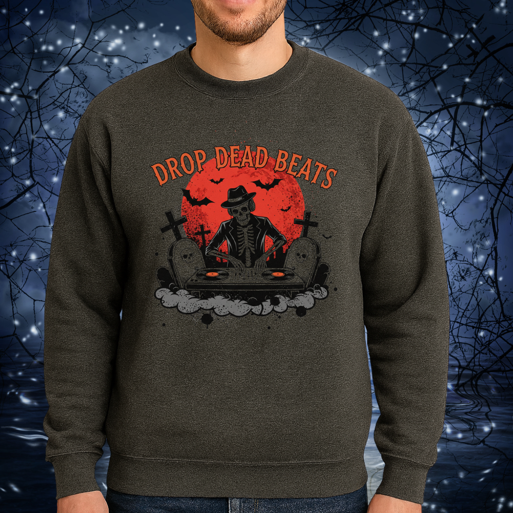 Drop Dead Beats DJ Skeleton Shirt