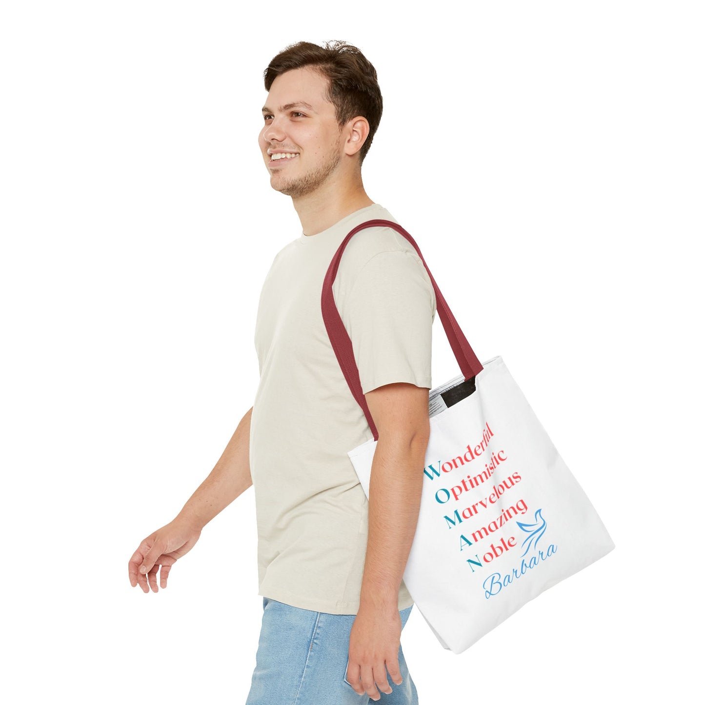 Wonderful Optimistic Marvelous Amazing Noble — WOMAN Inspirational Tote Bag