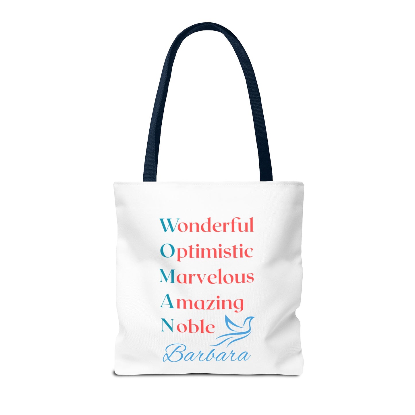 Wonderful Optimistic Marvelous Amazing Noble — WOMAN Inspirational Tote Bag