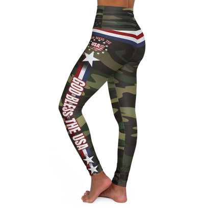 (TOP SELLER 🔥) God Bless the USA Leggings Cameo V2