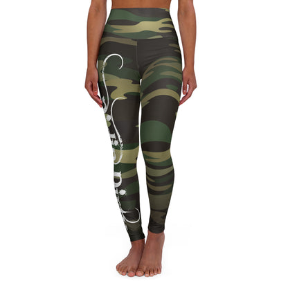Ridin' Dirty High Waisted Yoga Leggings Cameo