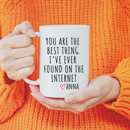 You Are The Best Thing Personalized Mug | Gift for Boyfriend, Husband, Girlfriend, Wife