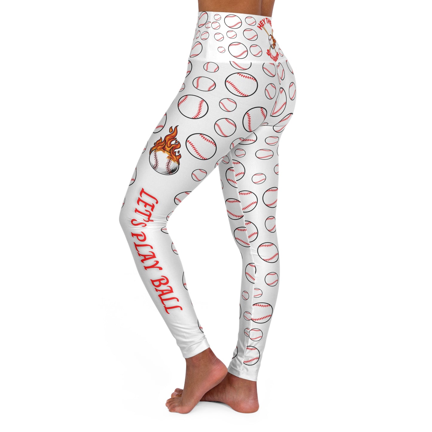 Let's Play Ball Baseball Leggings