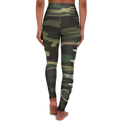 Ridin' Dirty High Waisted Yoga Leggings Cameo
