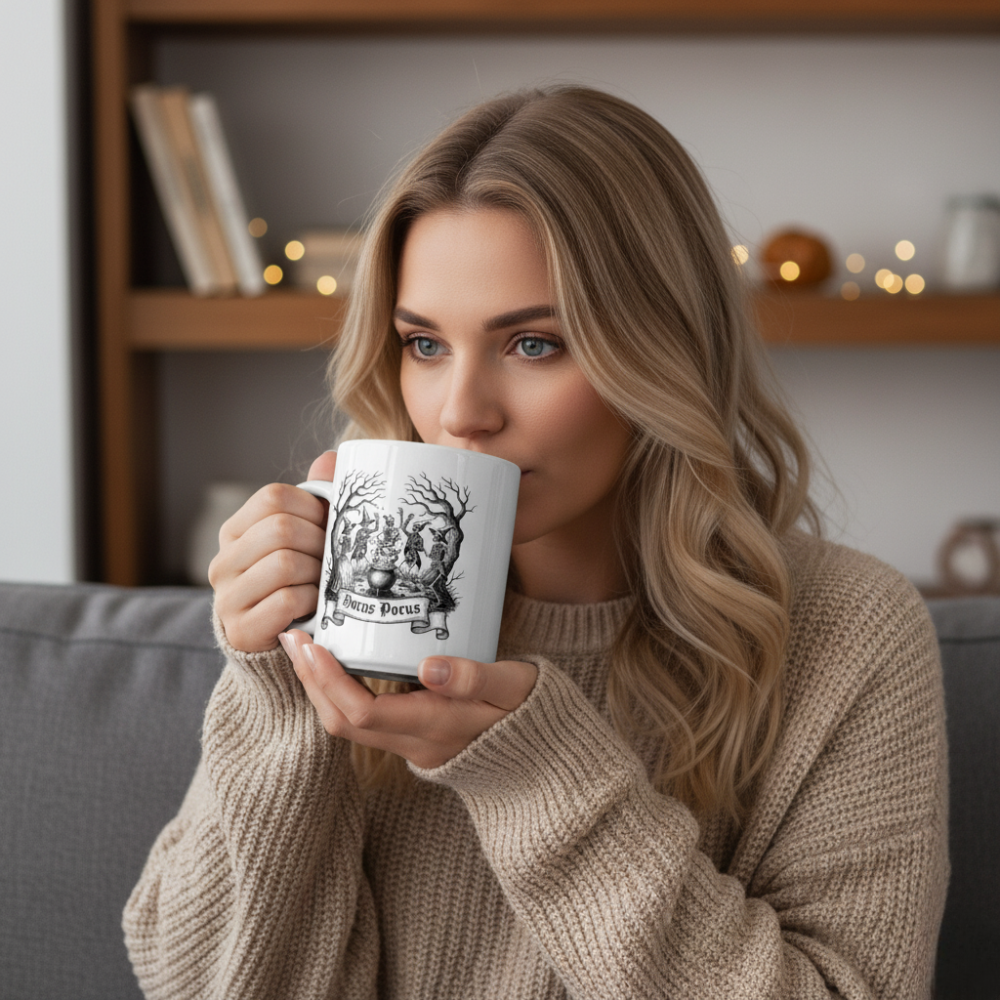 Vintage Hocus Pocus Halloween Mug