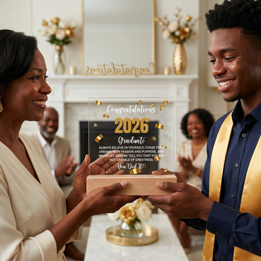 Congratulations Graduate Acrylic Plaque – Graduation Keepsake Gift