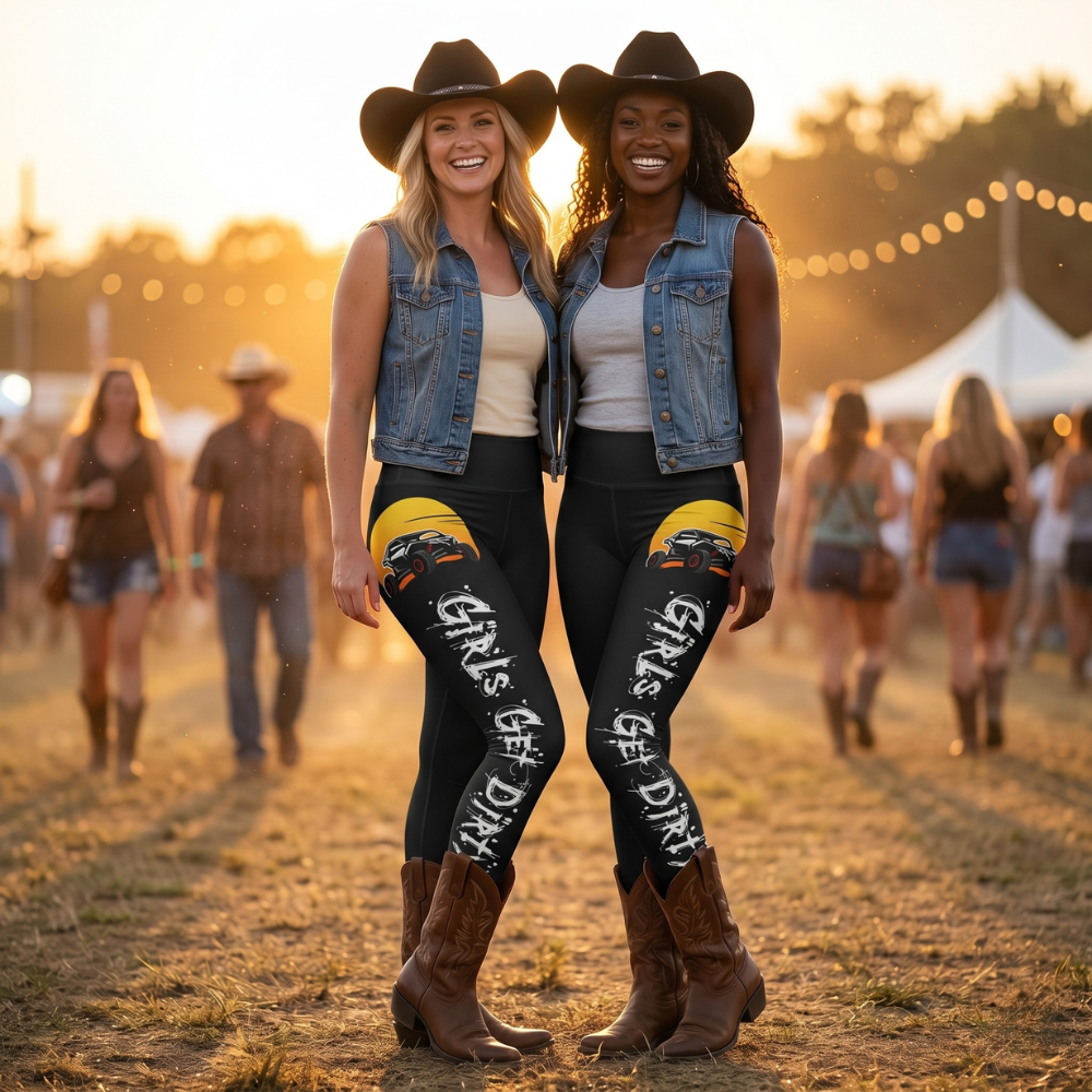Girls Get Dirty Too Leggings