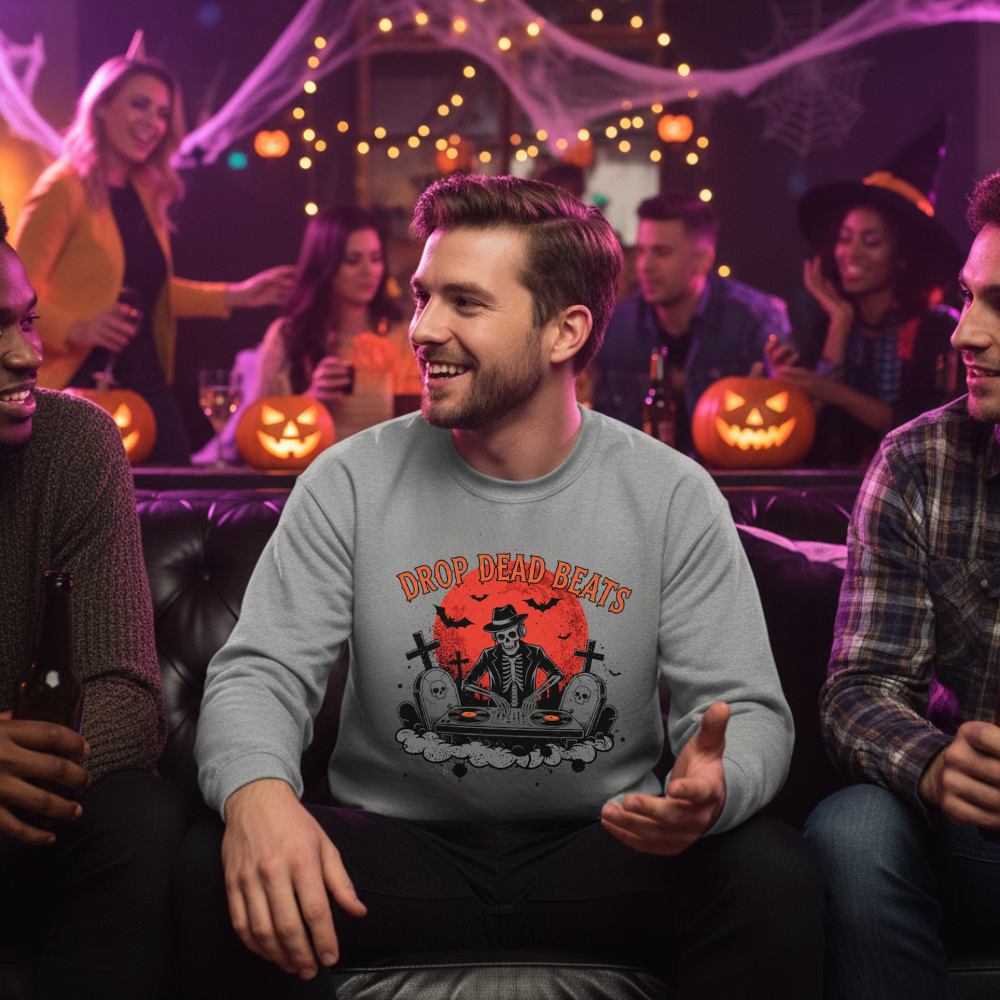 Drop Dead Beats DJ Skeleton Shirt