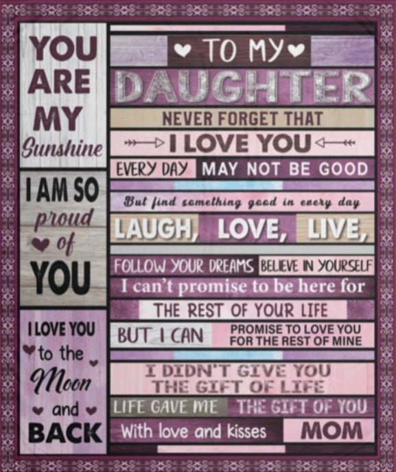 (ALMOST SOLD OUT🔥) Daughter Blanket from Mom 🎁
