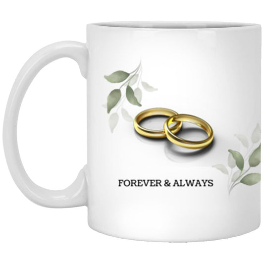 Vintage Colorful Wedding Mug (5) Mr. & Mrs. Forever $ Always Mug - ALL4THEGIFTOFIT