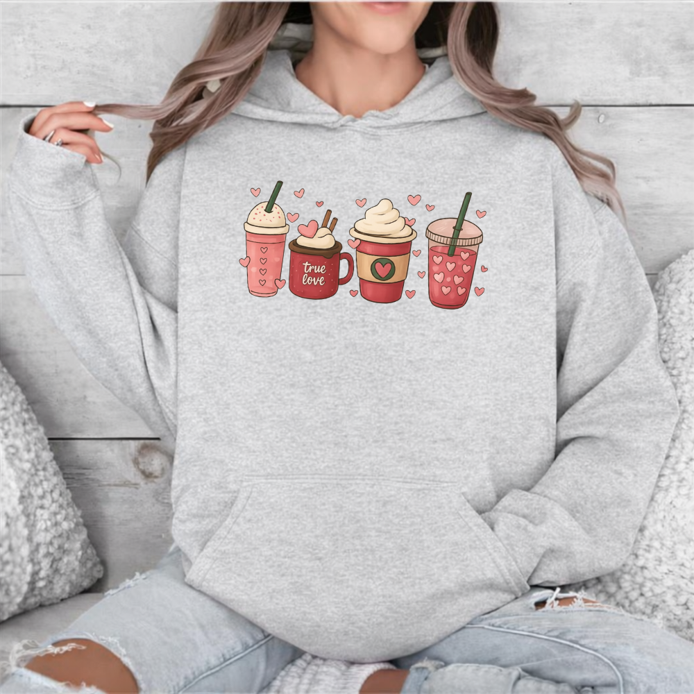 (ALMOST SOLD OUT🔥) Valentine Drinks Hoodie 🎁