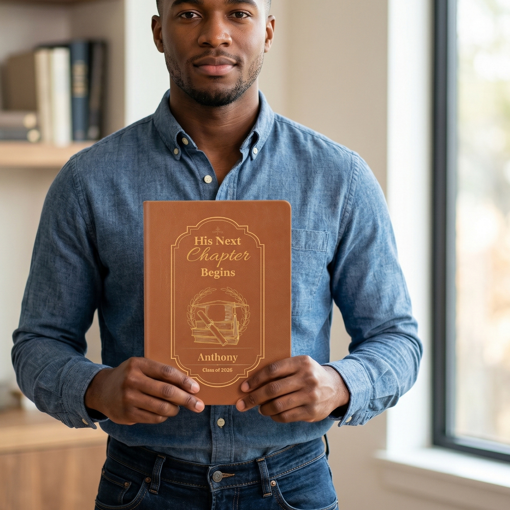 (TOP SELLER 🔥) Personalized Graduation Journal for Him – His Next Chapter Begins | Class of 2026 Gift