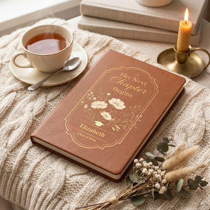 (TOP SELLER 🔥) Personalized Graduation Journal for Her – Her Next Chapter Begins | Class of 2026 Gift