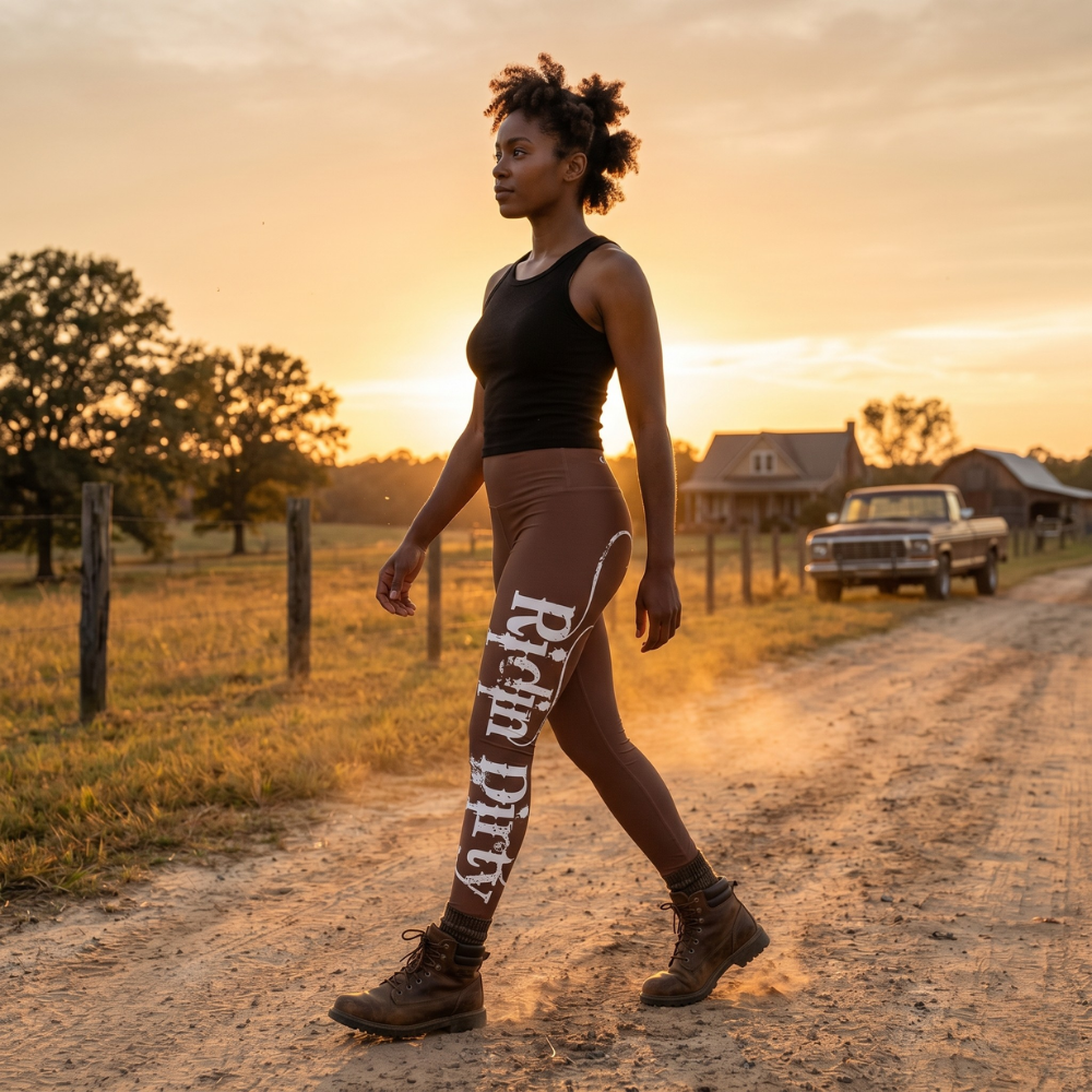 Ridin' Dirty Leggings Brown