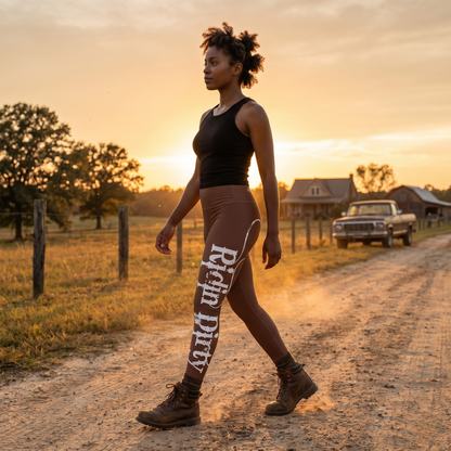 Ridin' Dirty Leggings Brown
