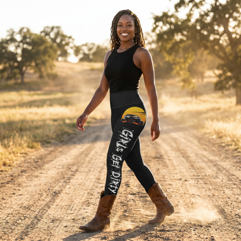 Girls Get Dirty Too Leggings