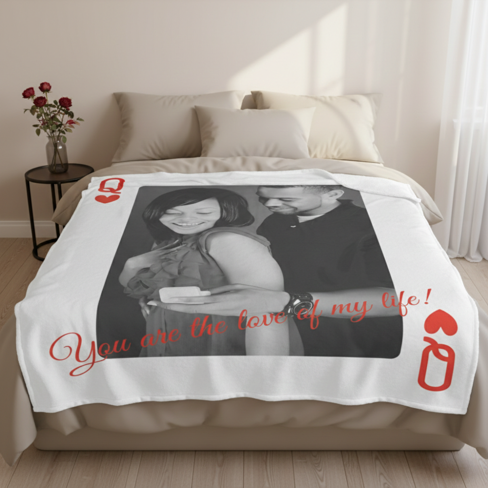 (ALMOST SOLD OUT🔥) Personalized Queen Blanket 🎁