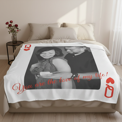 (ALMOST SOLD OUT🔥) Personalized Queen Blanket 🎁