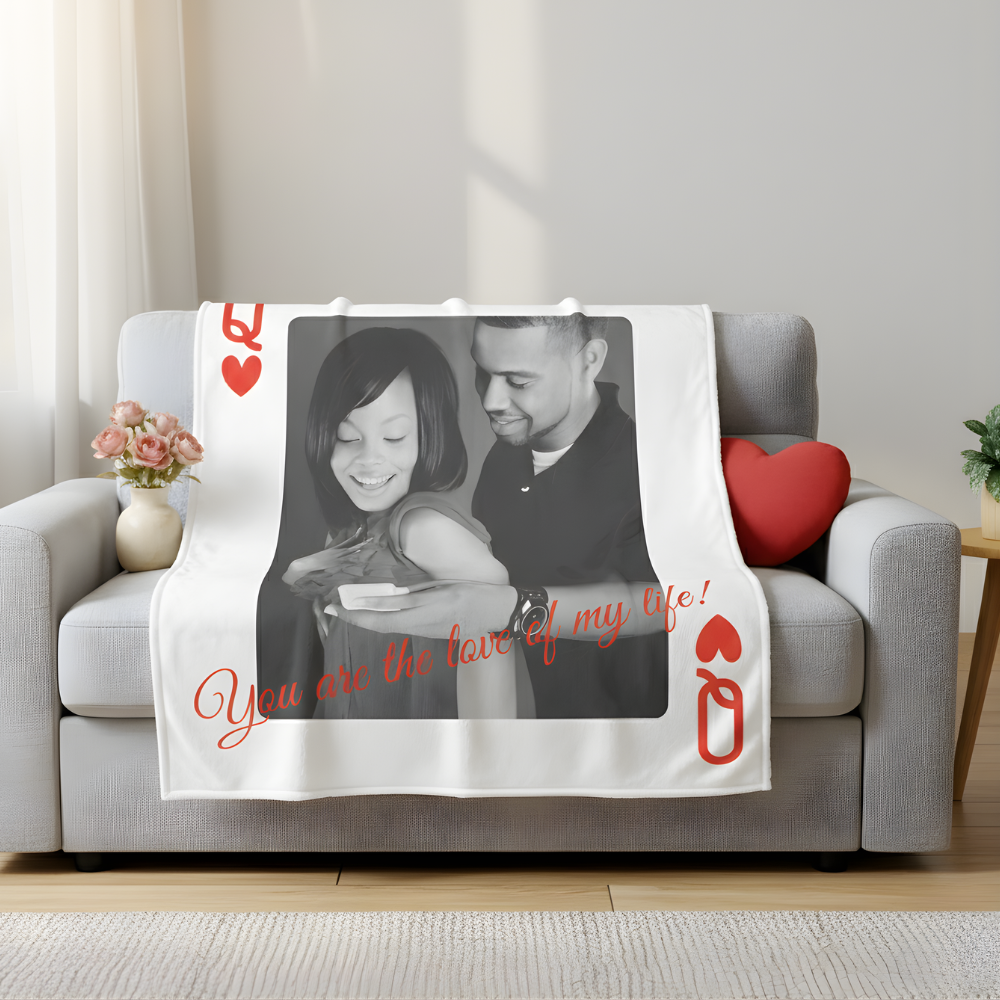 (ALMOST SOLD OUT🔥) Personalized Queen Blanket 🎁