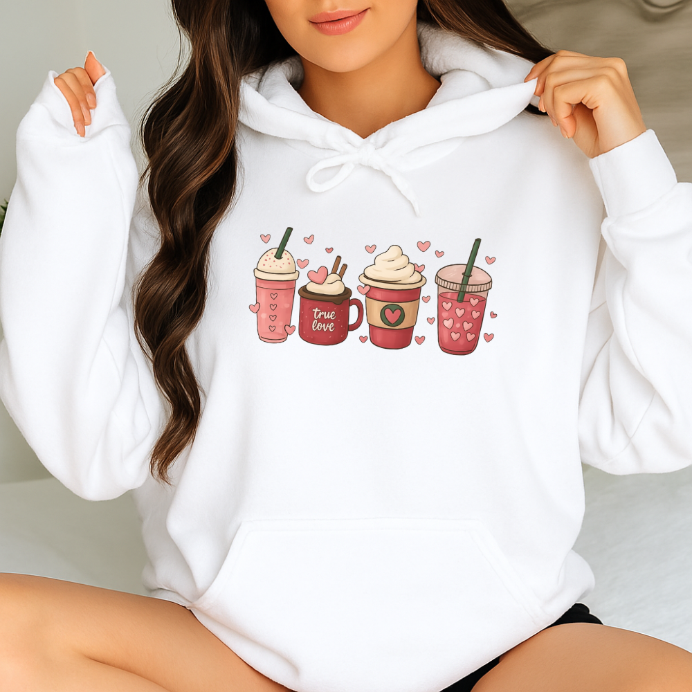 (ALMOST SOLD OUT🔥) Valentine Drinks Hoodie 🎁