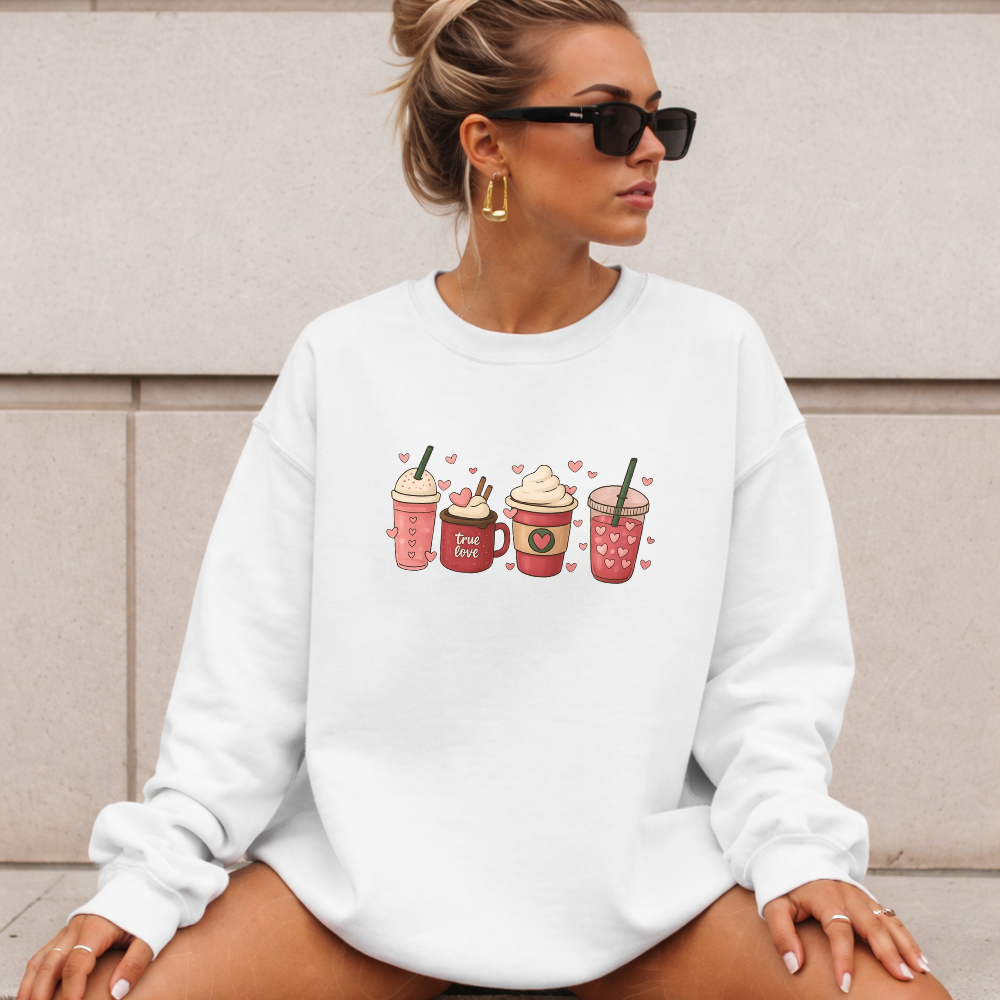 (ALMOST SOLD OUT🔥) Valentine Drinks Sweatshirt 🎁