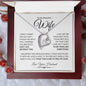 To My Beautiful Wife | Forever Love Necklace - WB | Gift for Soulmate