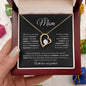 Dear Mom | I Am Grateful for You | Forever Love Necklace - Gift for Mother's Day, Birthdays, Holidays, Just Because - ALL4THEGIFTOFIT