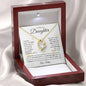 To My Beautiful Daughter | The Most Beautiful Chapter | Love Mom | Love Knot Necklace - ALL4THEGIFTOFIT