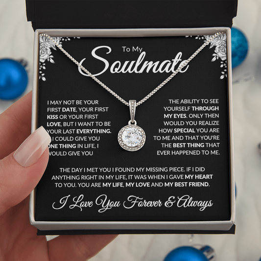 (BEST SELLER 🔥)To My Soulmate | Through My Eyes | Eternal Hope Necklace