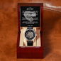 To My Dad Gift Watch | My Step Dad, One Who Truly Cares | Father's Day Gift - ALL4THEGIFTOFIT