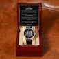 To My Step Dad | Thank You for Your Love | Openwork Watch - ALL4THEGIFTOFIT