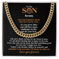 To My Son | Believe In Yourself | Black Card | Cuban Link Chain | Gift for Birthday, Holidays or Just Because - ALL4THEGIFTOFIT