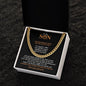 To My Son | Believe In Yourself | Black Card | Cuban Link Chain | Gift for Birthday, Holidays or Just Because - ALL4THEGIFTOFIT