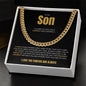 To My Son | I Closed My Eyes | Black Card | Cuban Link Chain