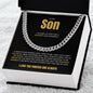 To My Son | I Closed My Eyes | Black Card | Cuban Link Chain