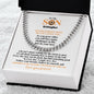 To My Son | Believe In Yourself | Cuban Link Chain | Gift for Birthday, Holidays or Just Because - ALL4THEGIFTOFIT