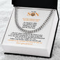 To My Son | Believe In Yourself | Cuban Link Chain | Gift for Birthday, Holidays or Just Because - ALL4THEGIFTOFIT